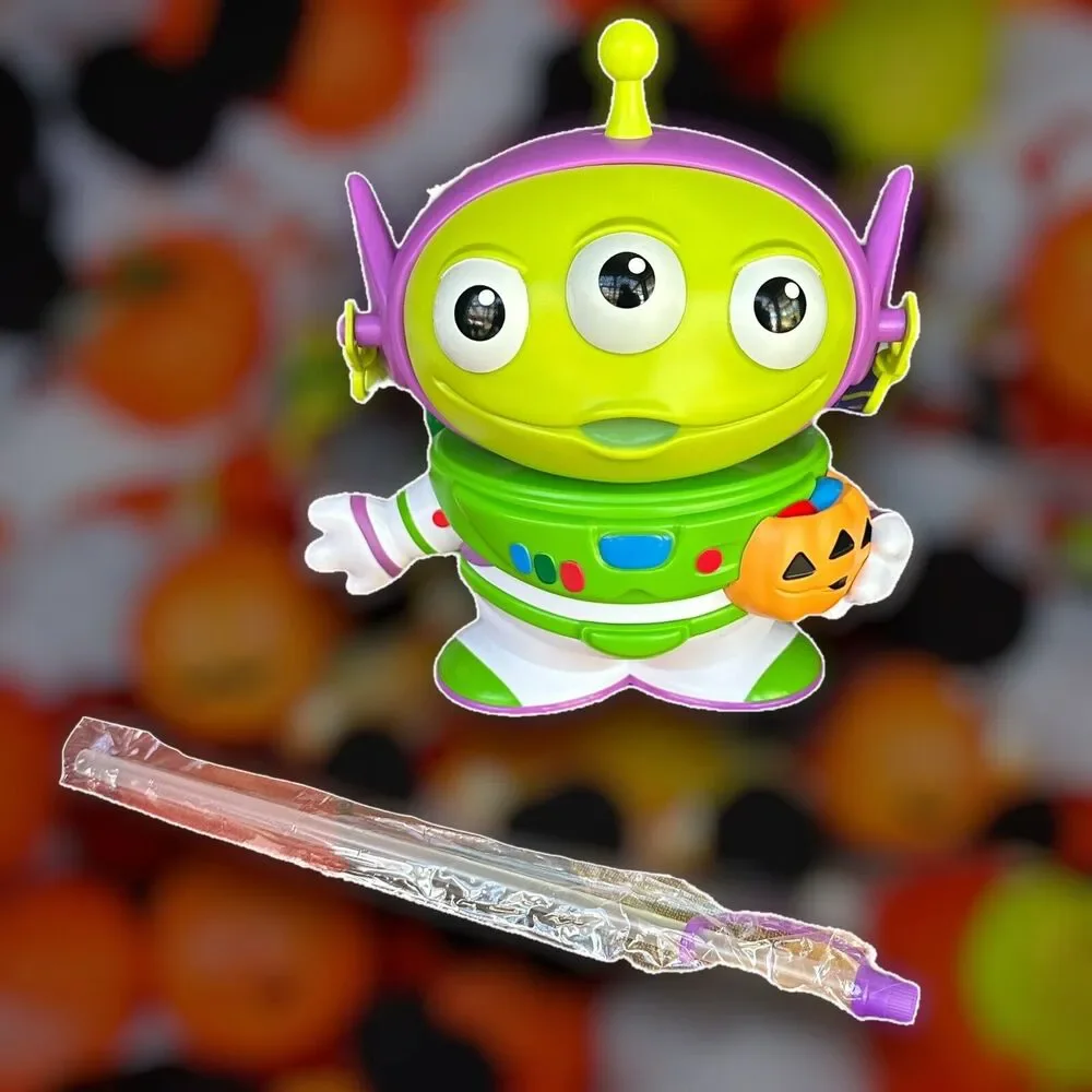 In Hand! New Disney Pixar Toy Story Halloween Little Green Alien Sipper Cup 2024